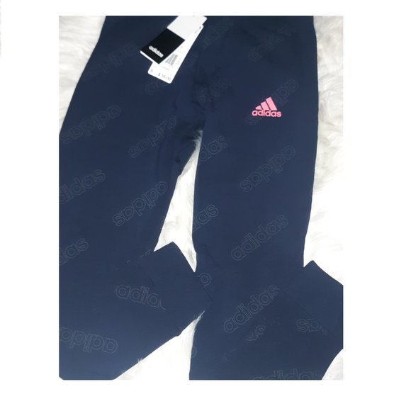 *NWT* ADIDAS Navy Blue Logo Legging - Picture 4 of 6